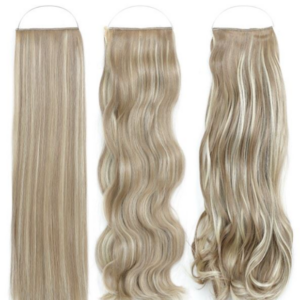 Ash blonde Halo hair extension